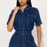 Plus size feminino denim macacão perna reta calças compridas meados de cintura mistura algodão regular fino temporada inverno importado