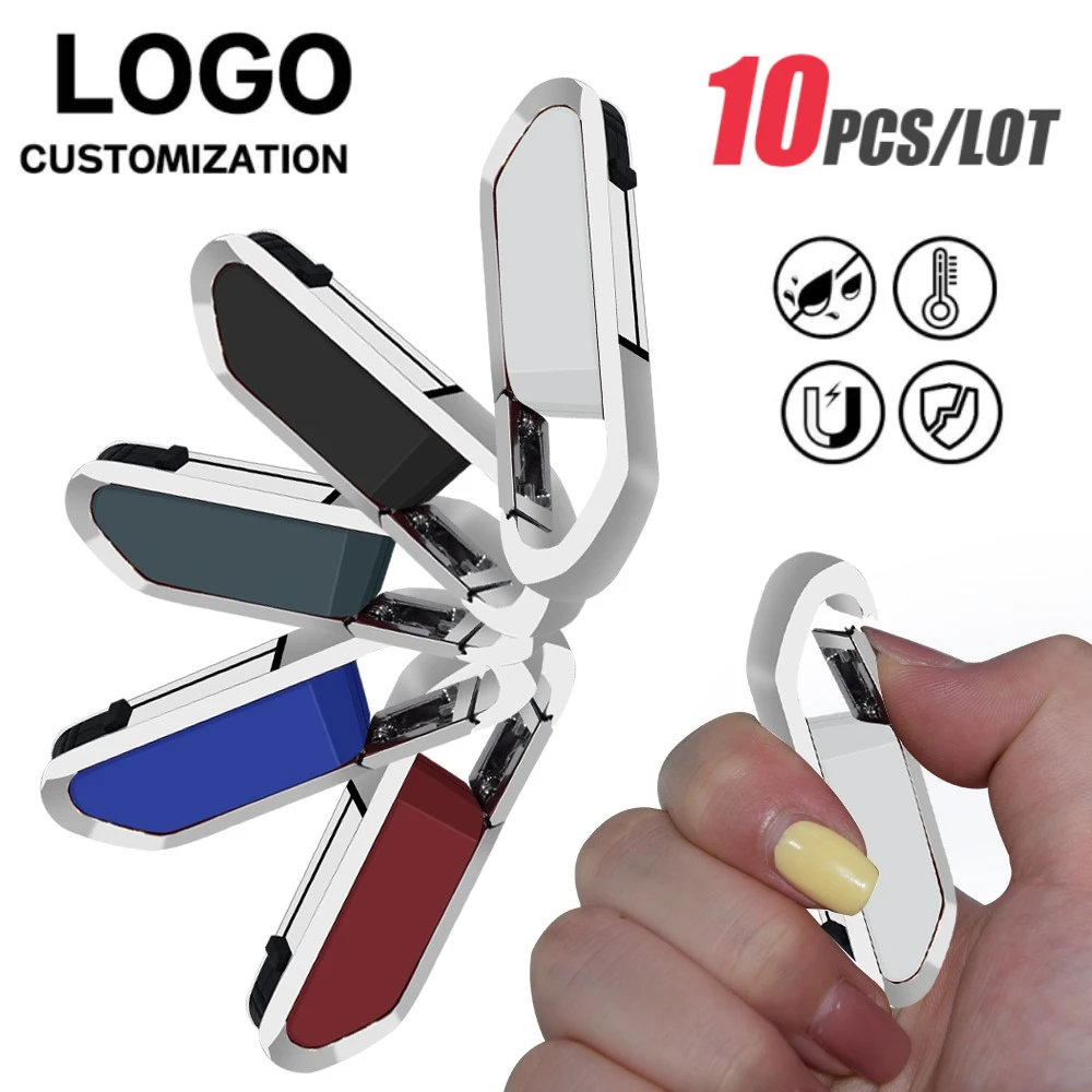 

10 шт. новый USB Fash Drive Pen Drive 64 ГБ 32 ГБ 16 ГБ 8 ГБ 4 ГБ ручка-накопитель красочный водонепроницаемый серебряный u-диск memoria usb stick