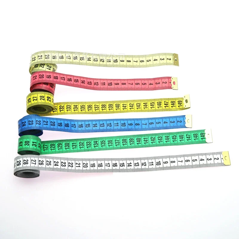 1PC 150CM Body Tape Measure Measuring Ruler Sewing Tailor Accessories Tape Measure Soft Flat Measuring Tool Sewing Supplies