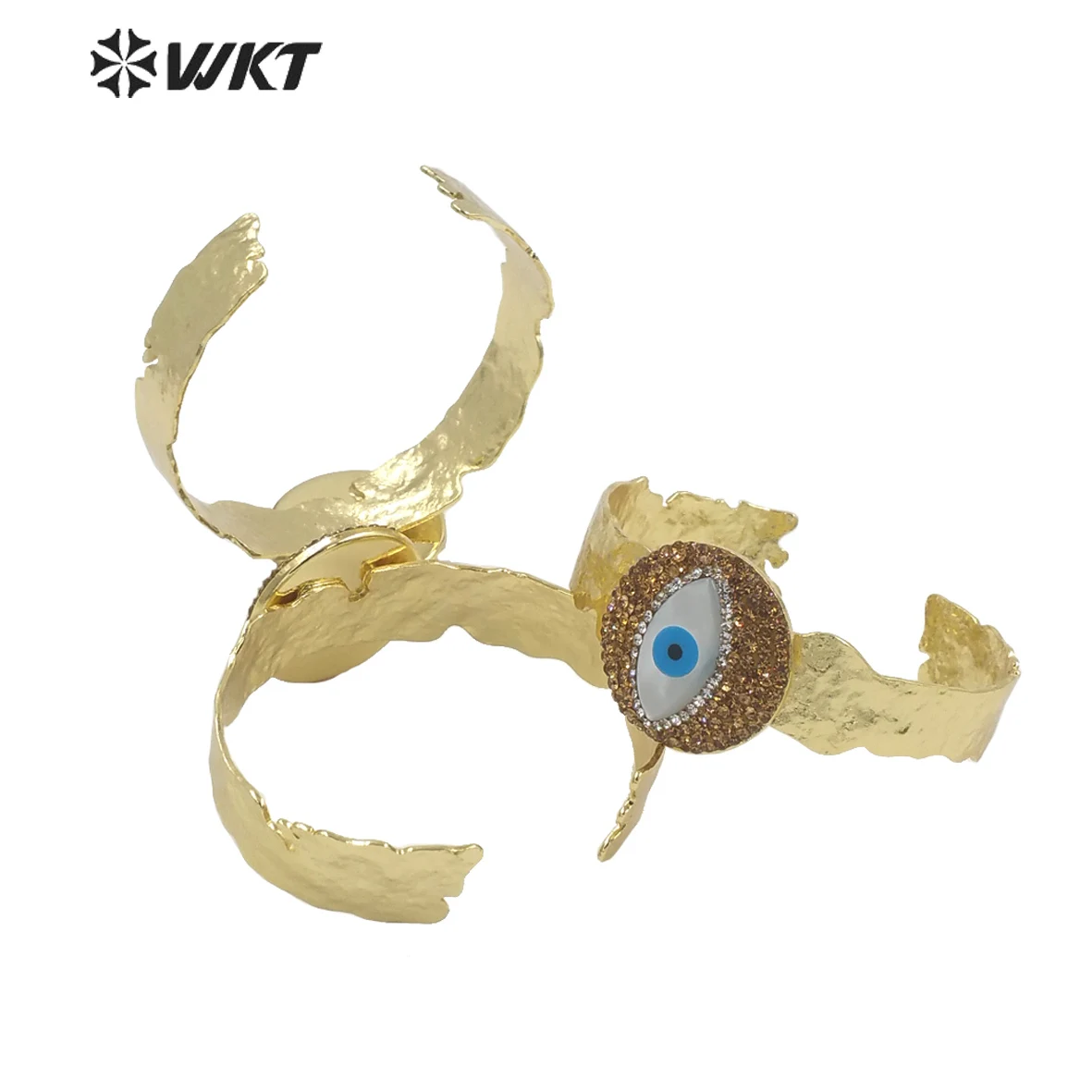 WT-MPB089  WKT 2023 High Quality New Sale Shell Eye Women Party Adjustable Gold-Plate Bracelet Jewelry Gift Accessories