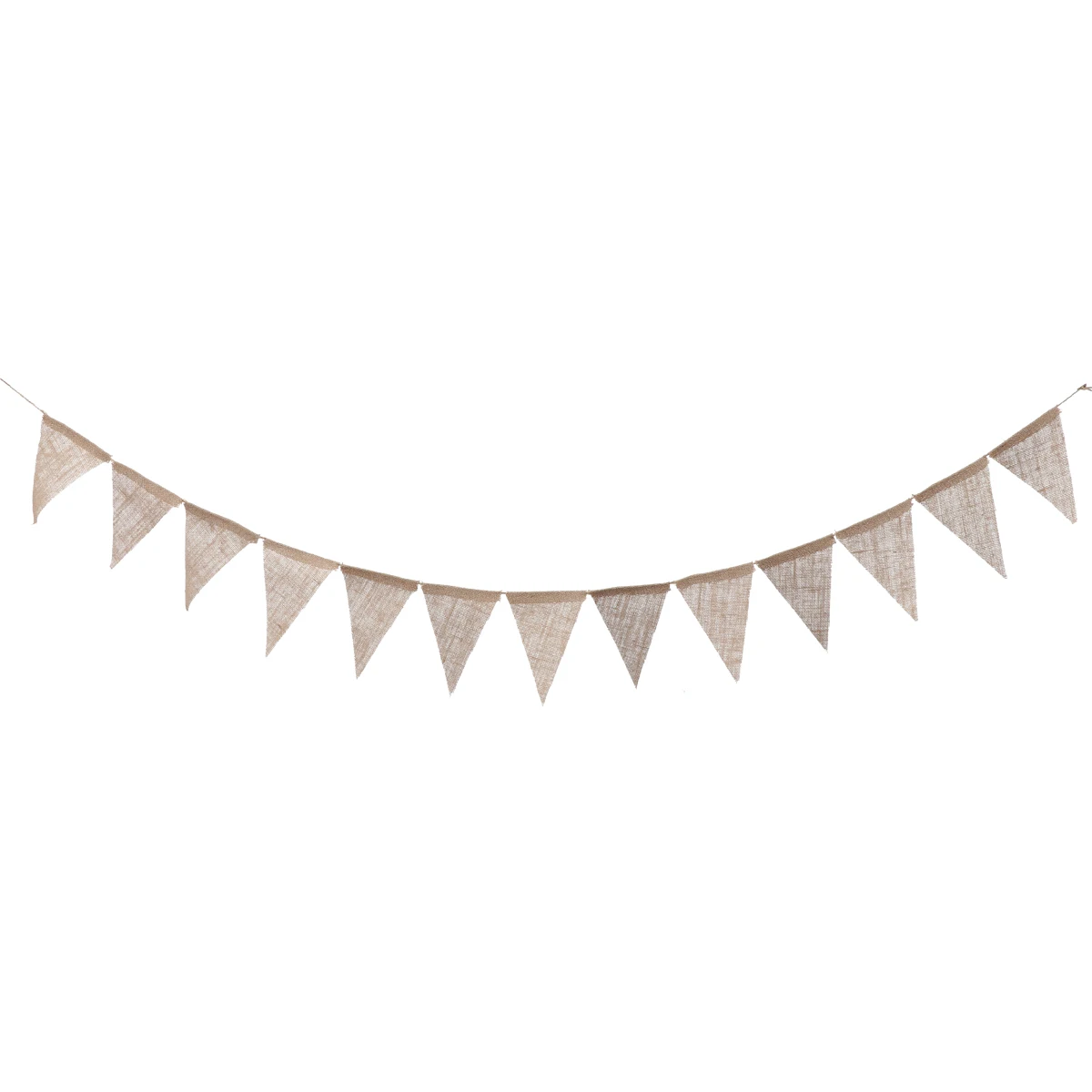 

Blank Burlap Triangle Banner 28M DIY Bunting Garland Party Decoration Christmas New Year Wedding Baby Shower Outdoor Indoor