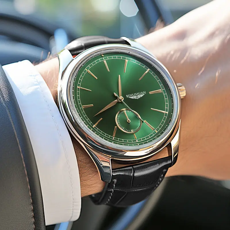 Мужские часы 2024, лучший бренд, роскошные водонепроницаемые деловые простые часы, reloj hombre, мужские повседневные кварцевые спортивные уникальные часы Relogio