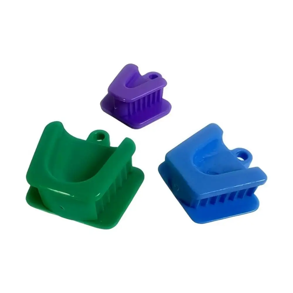  Silicone Dental Bite Block 3Pcs S/M/L Mouth Prop Opener Retractor Occlusal Pad Intraoral Support Dentist Oral Hygiene Supplies
