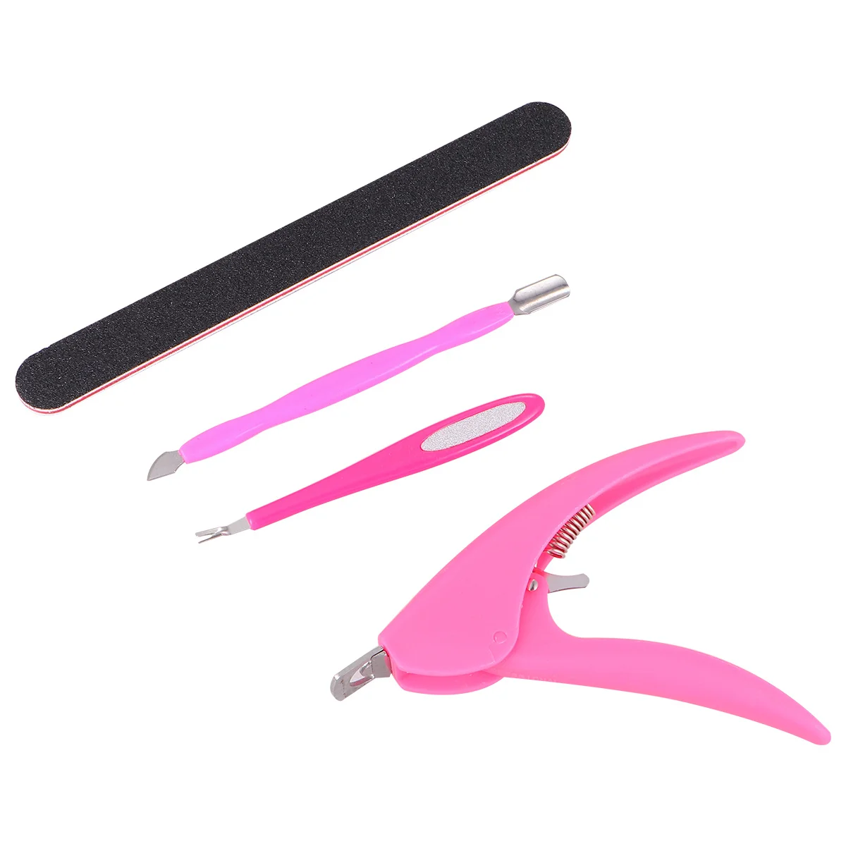 

500Pcs Complete Manicure Tool Set Includes Fake Nails Made of Strong Metal Plastic for Home Use Convenient Storage Design