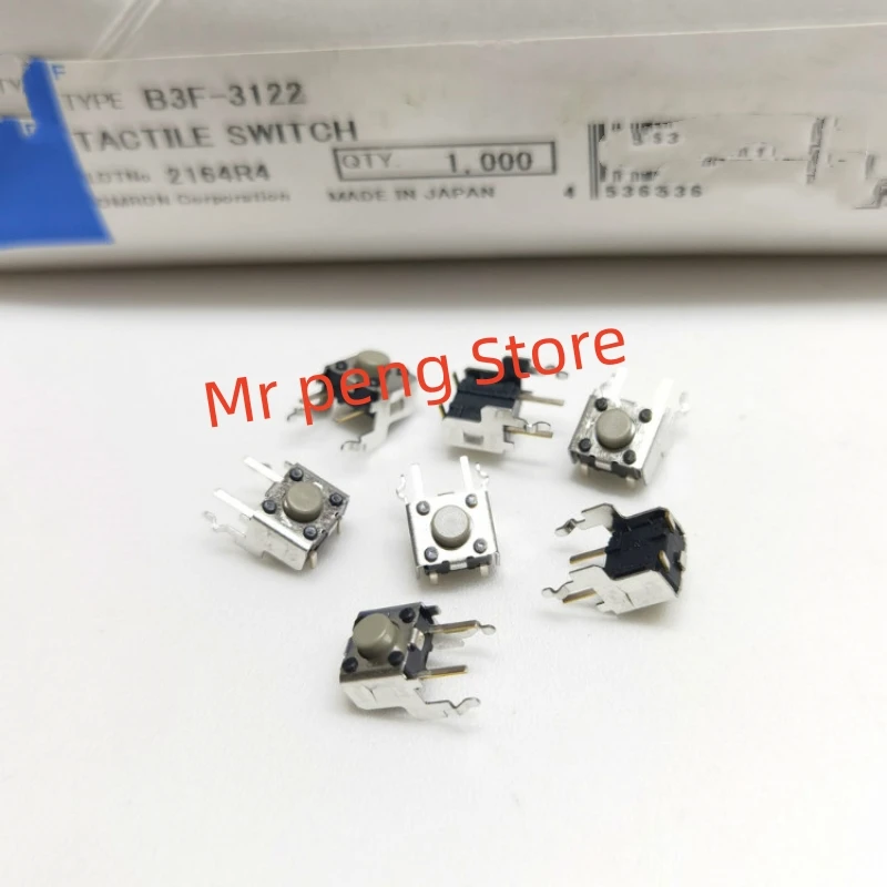 10pcs for Console controller shoulder button Touch switch B3F-3122 Side 2 Pin bracket button