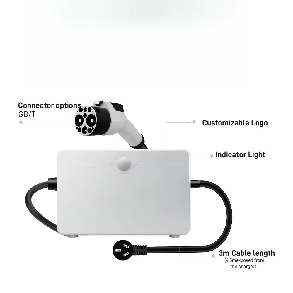 Professional Portable DC Fast Charger 3.5kW GB Standard IP66 Rated New Energy Vehicle Charging Station