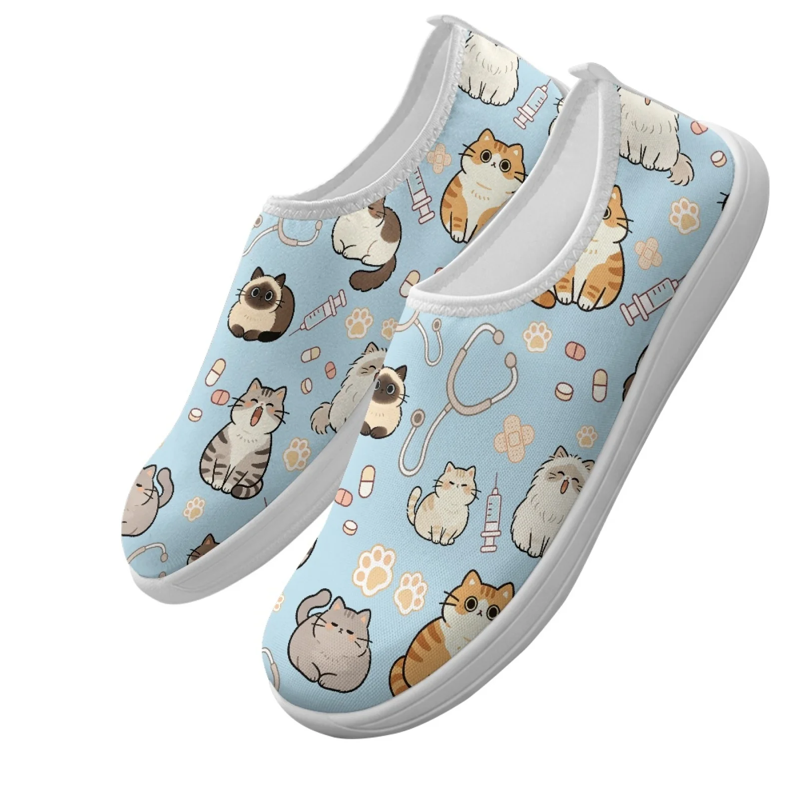 XIXIRIMIDO Slip-on Wide-toed Shoe Nurse Shoes Men's Sneakers and Casual Shoes Zapatillas de Mujer Tenis Feminino Pet Clinic