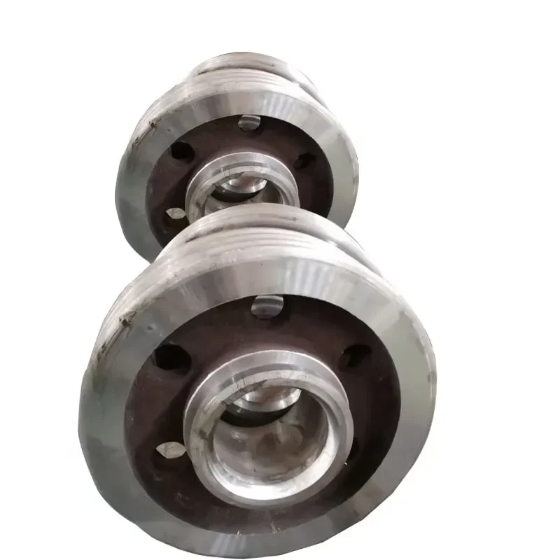 Customized Hardened Steel Cast Iron Crane Traveling Wheel Set