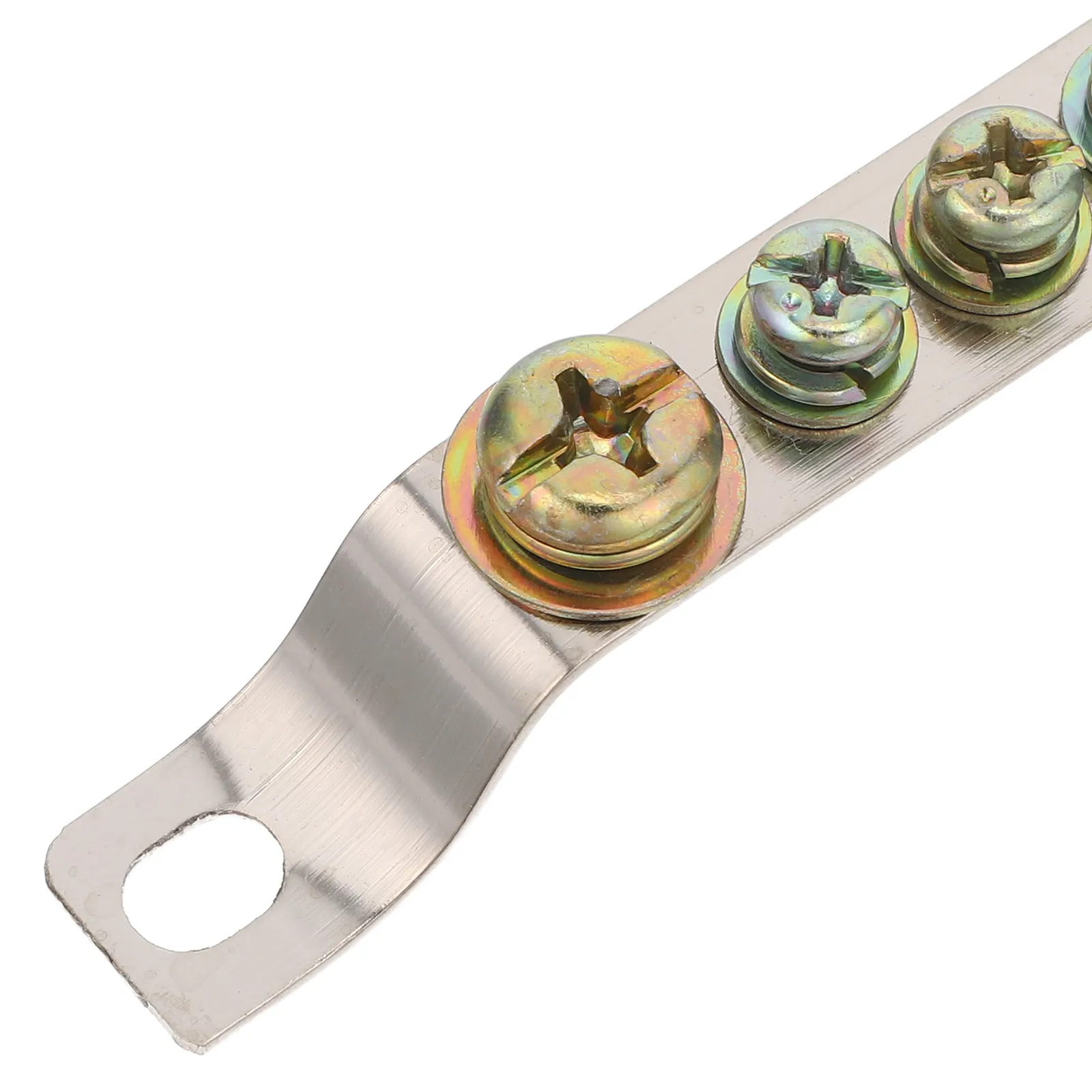4Pcs Copper Grounding Bar Neutral-Ground Terminal Block Electrical Wiring 10-Position Distribution Strip High Conductivity - view 4