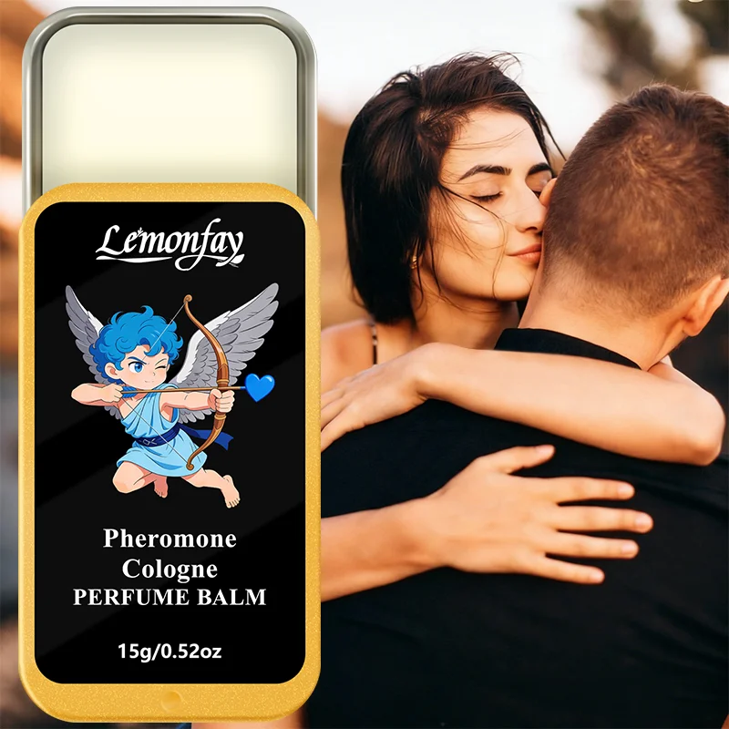 Lemonfay Pheromone Cologne Perfume Balm | Portable Long-Lasting Fragrance for Men & Women | Travel Size 15g