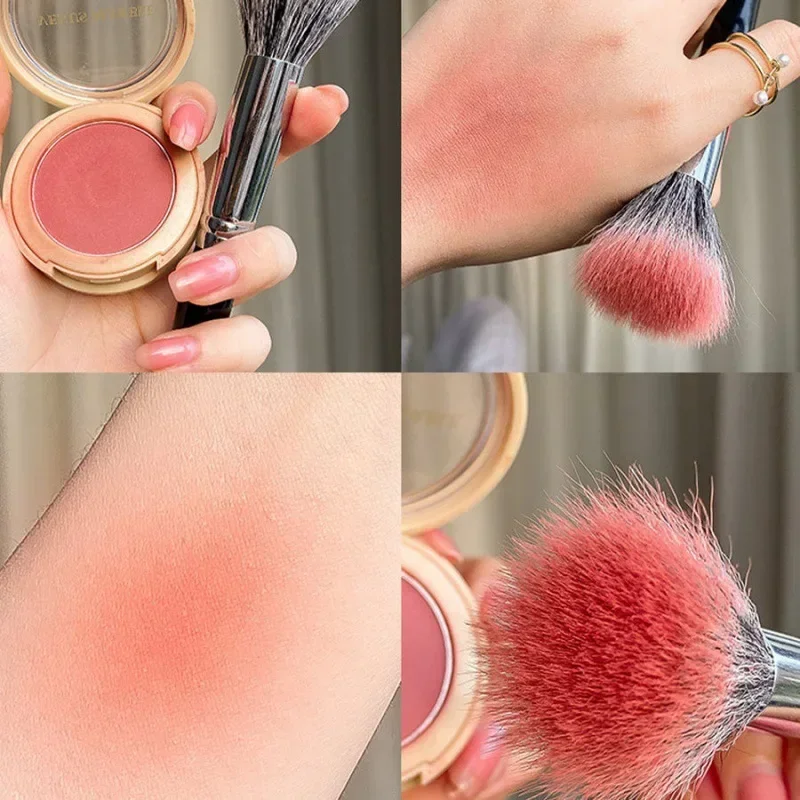 Goat Hair Stippling Brush Stippling Blush Highlighter Makeup Brush Foundation Highlighter Stippling Makeup Tool