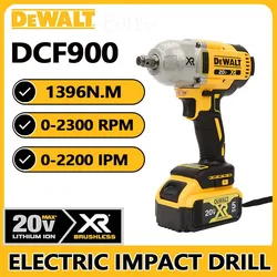 DeWalt Llave de impacto de alto Torque sin escobillas, 20V, Dcf900