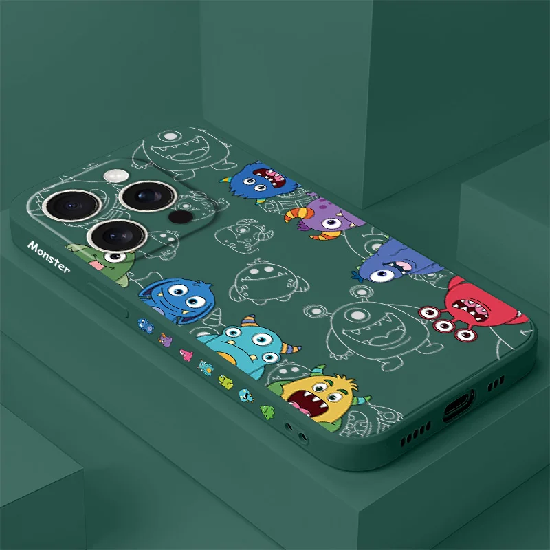 

Happy Portrait Phone Case For iPhone 17 16 16e 15 14 13 Plus Pro Max Mini Silicone Cover