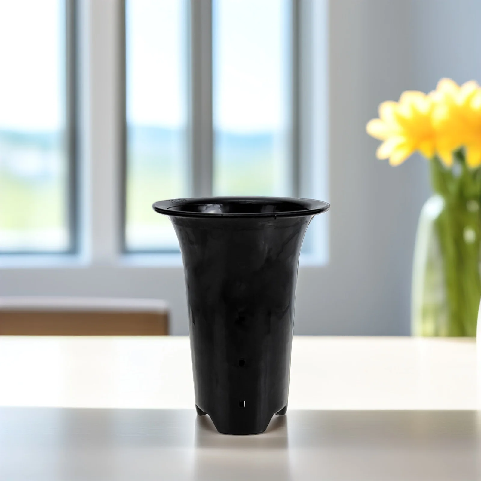 

8pcs Plant Pot PP Material Drainage Holes Indoor Flower Pots Plastic Planter Balcony Planter For Indoor Plants Use