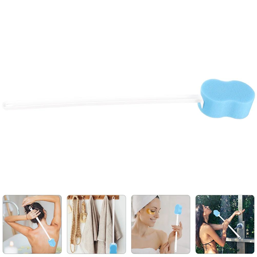 

2Pcs Long Handle Back Scrub Brush Soft Bristles Bath Sponge Shower Exfoliating Body Cleaner Massaging Spa Supplies