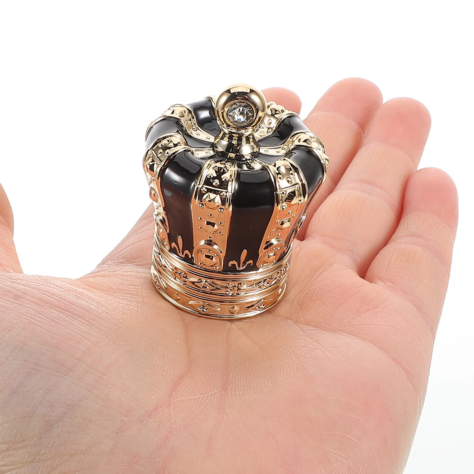 غطاء زجاجة عطر بلاستيكي بديل غطاء برغي دائري لحاويات العطور غطاء أنيق متين