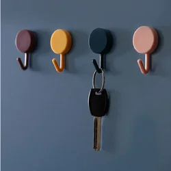 10pcs Plastic Creative Hooks Wall-mounted Nordic Color Hanger Kitchen Bathroom and Home Decoration Storage Hooks