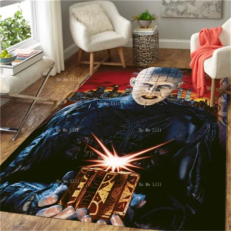 Horror Movie Series Fantasy Protagonist Flannel Floor Rugs Non Slip Carpet For Livingroom Bedroom Home Decoration