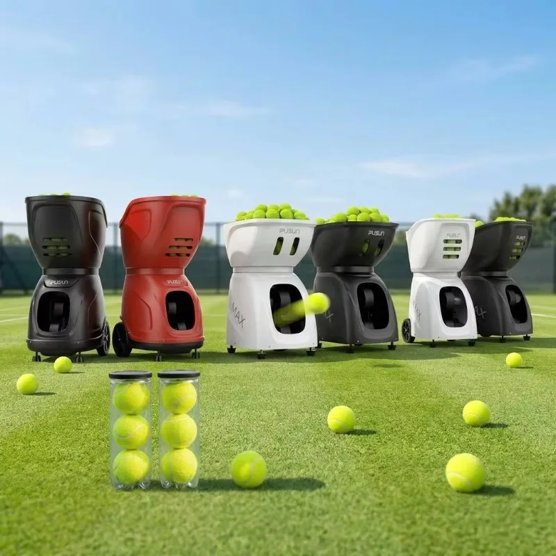 YTYINDurable Padel Ball Launcher PT-MAX Series Tennis Serving Machine Practice Robot High Capacity High Value Training Sys