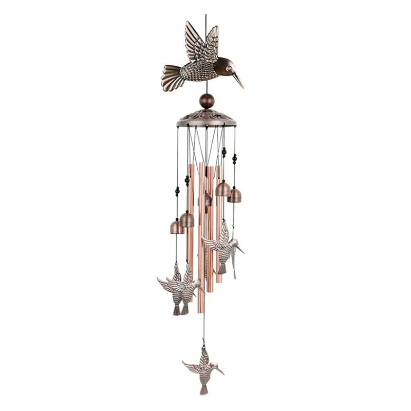 Wind Chime Outdoor Clearance, Aluminum Tube Windchime with S Hook, Patio Garden Decor, Birthday Gifts for Women Day