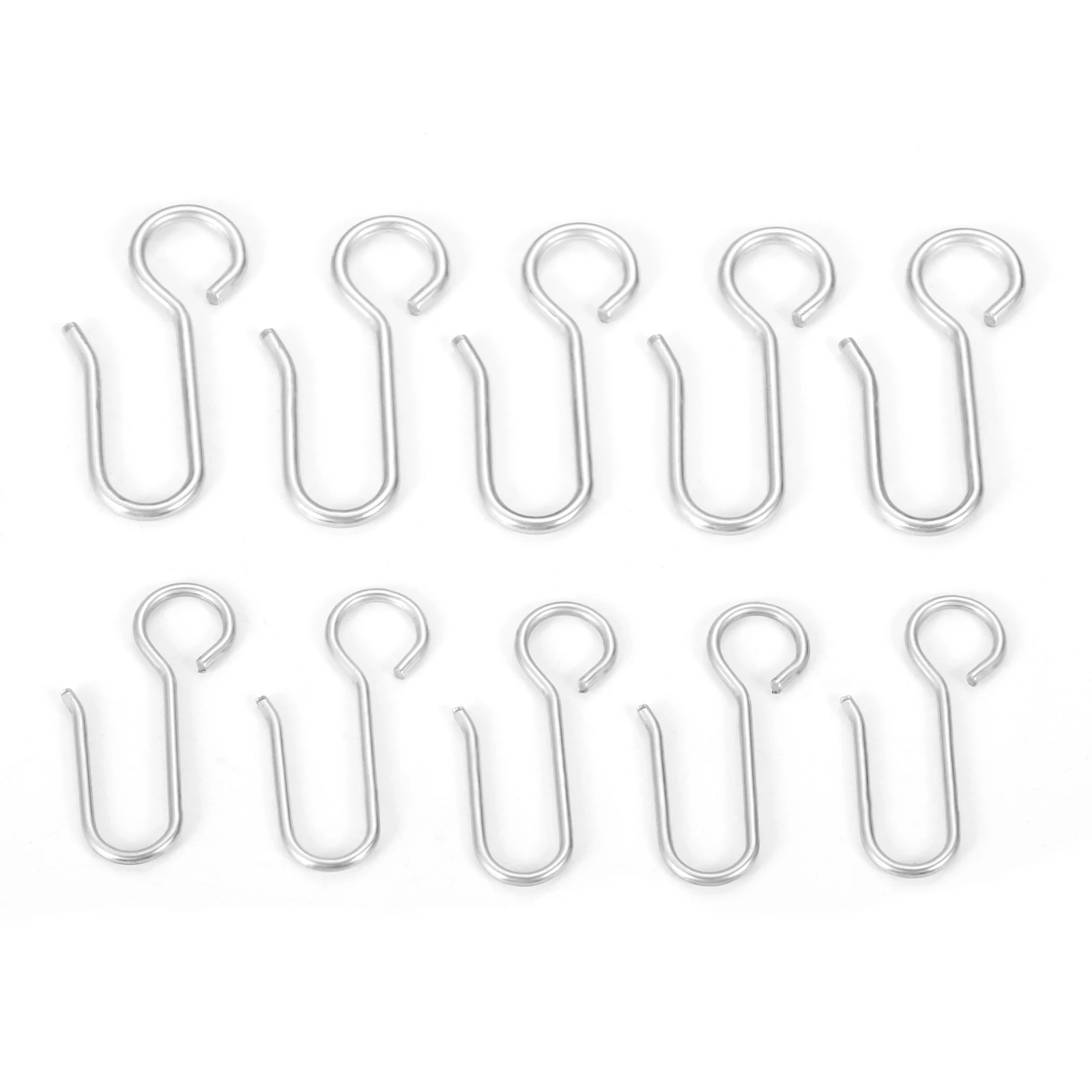 

20pcs Kitchen Storage Small Hooks Multipurpose Organizer S-Shaped Hook for Hanging Pot Pan Plants Jewelry Clothes Curtain