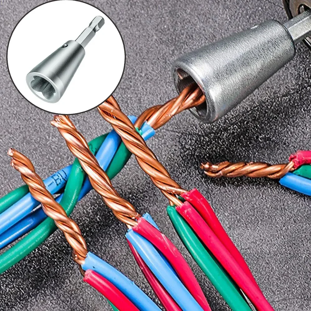 2/1PC Wire Twisting Tools Quickly Twister Electrician Artifact for Power Drill Drivers Twisted Connector Cable Device Multi-tool