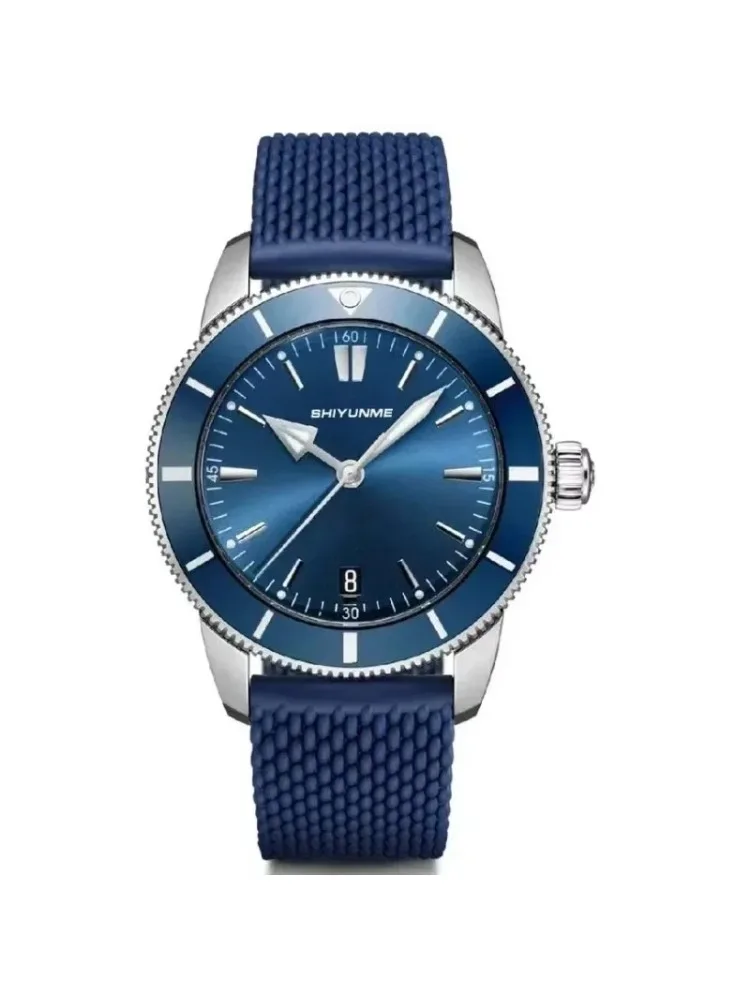 A333 Store B Sport automatisch mechanisch keramisch herenhorloge Super Ocean zwart blauw rubber roségouden mesh-band roestvrij staal - afbeelding 2