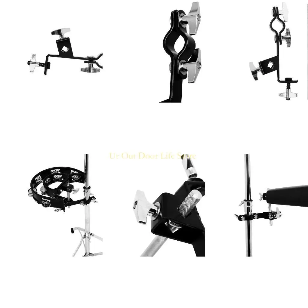 

77UF металлический зажим колокольчика барабана зажим для бубна аксессуар для ударных инструментов