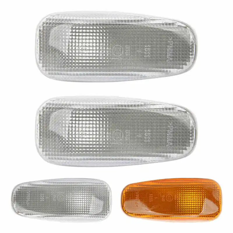 2PCS Side Marker Light 2108200921 Turn Signal Lamp Replacement for Mercedes‑Benz Vaneo W210 S210 W638 W414 2002 2003 2004 2005