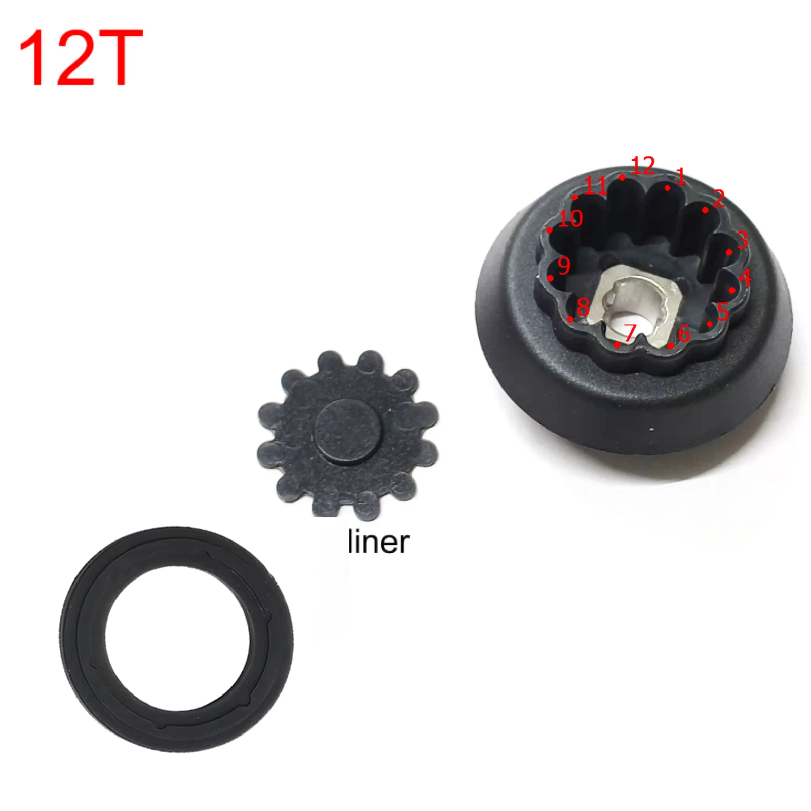 Blender Drive Gear Wall Breaker Blade Head with Pad for Monsieur Cuisine Smart 1.0 12T