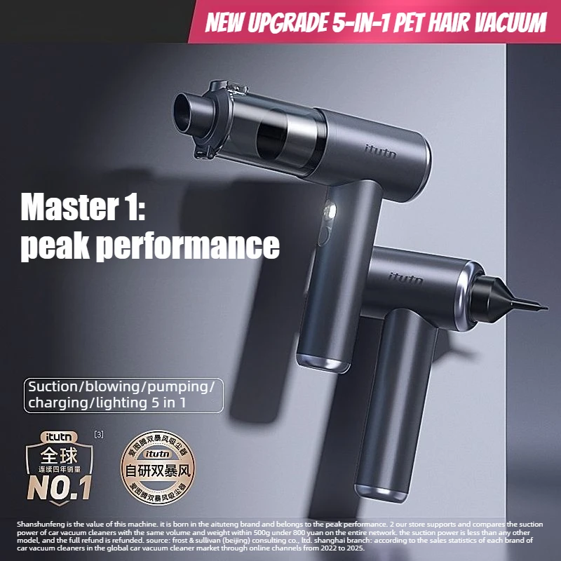 Car vacuum cleaner wireless car handheld large suction pet hair cleaning M8Pro + 2nd generation