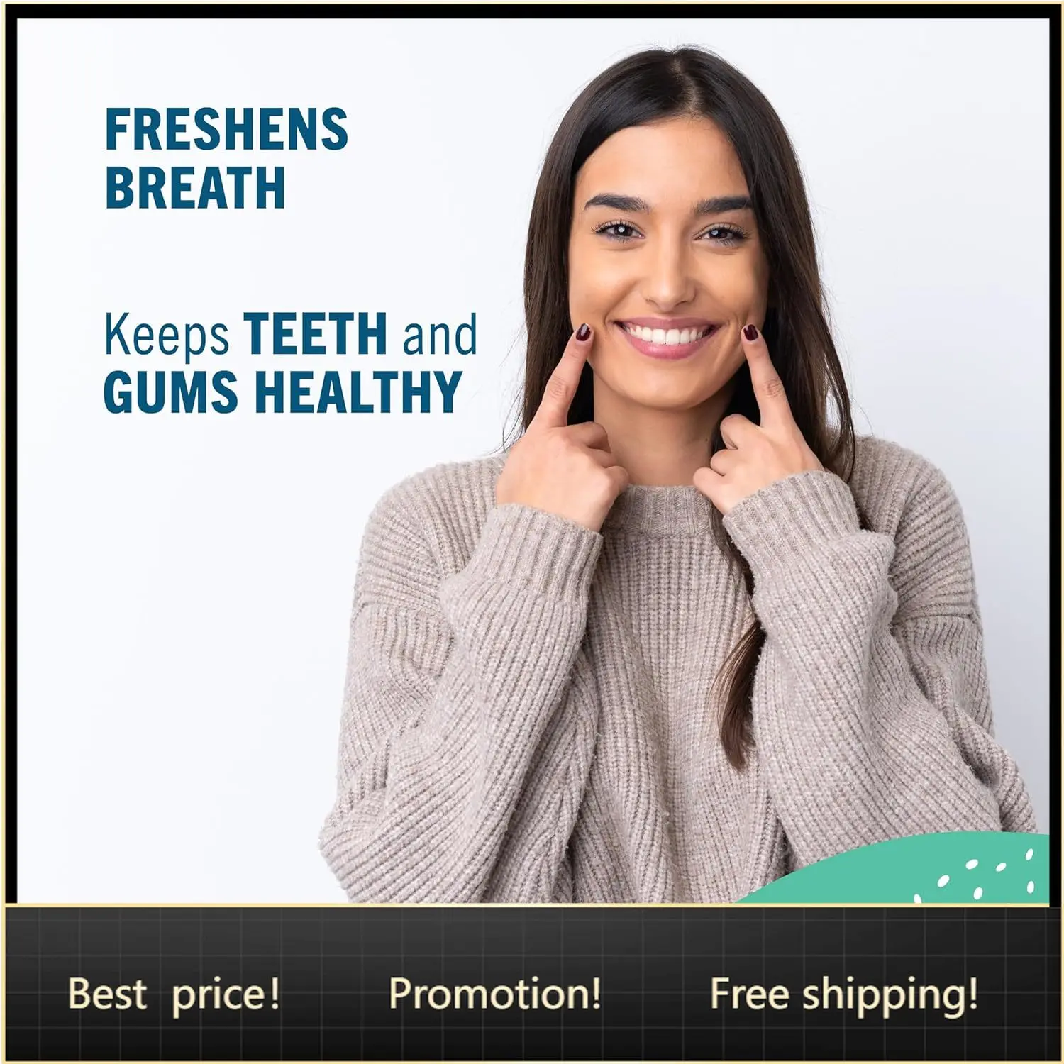 Preserve Toothpicks Cinnamint Refreshing Natural Cinnamon & Mint Flavored for Fresh Breath, Teeth & Gums - Made from Sustainably