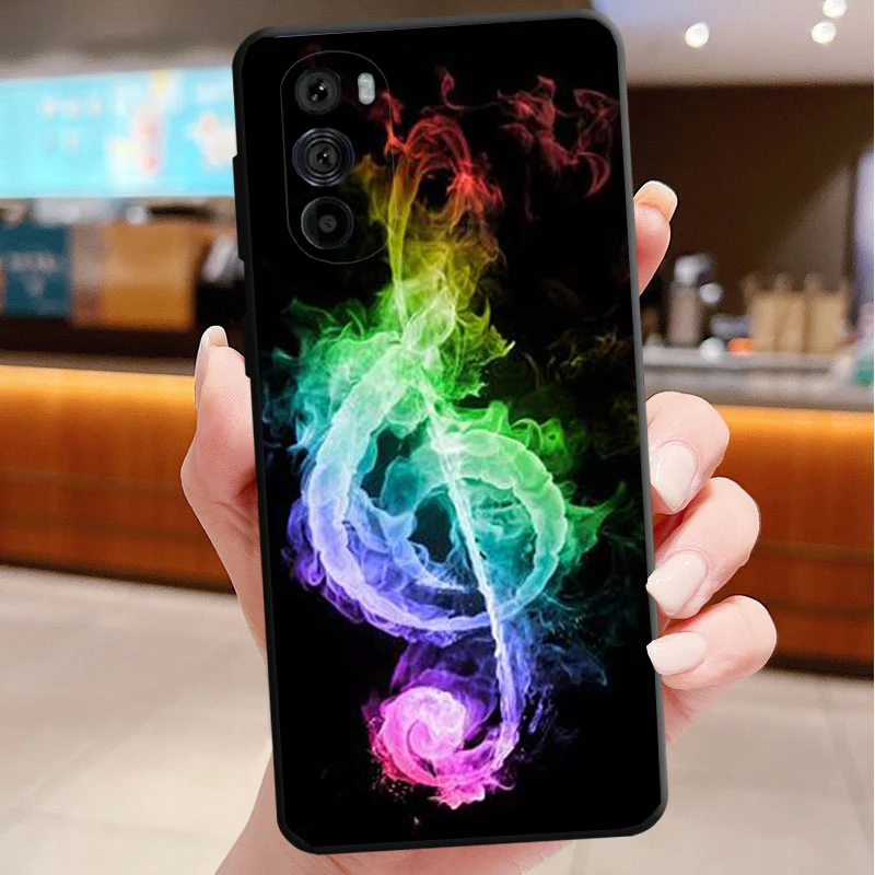 Etui na telefon Motorola Edge 50 40 Pro 60 50 40 30 Ultra Neo Fusion Moto G85 G72 G53 G54 G84 G13 G32 nuta muzyczna pianino