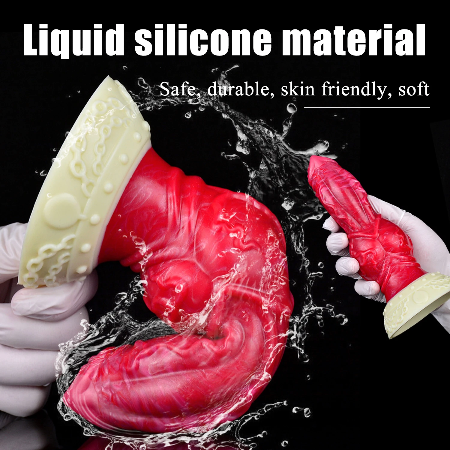 NYOTA Silicone Huge Dog Knot Penis Fantasy Anal Plug Dildo With Suction Cup Sex Toys For Women Men Masturbator Adult Erotic Toy