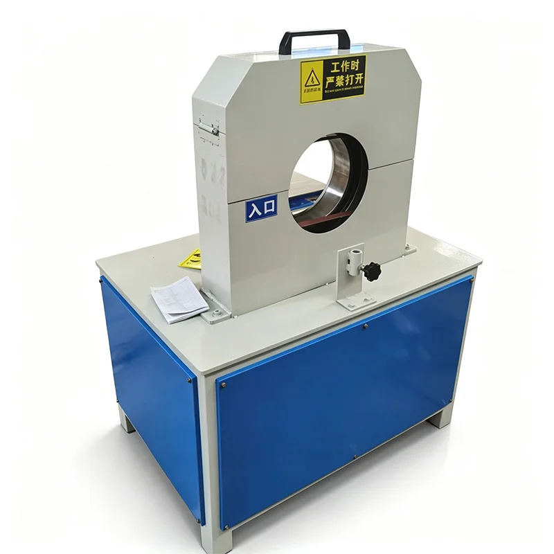 Automatic irregular-shaped pipe polishing machine, benchtop grinding and rust removal machine, pipe mirror polishing(Customized)