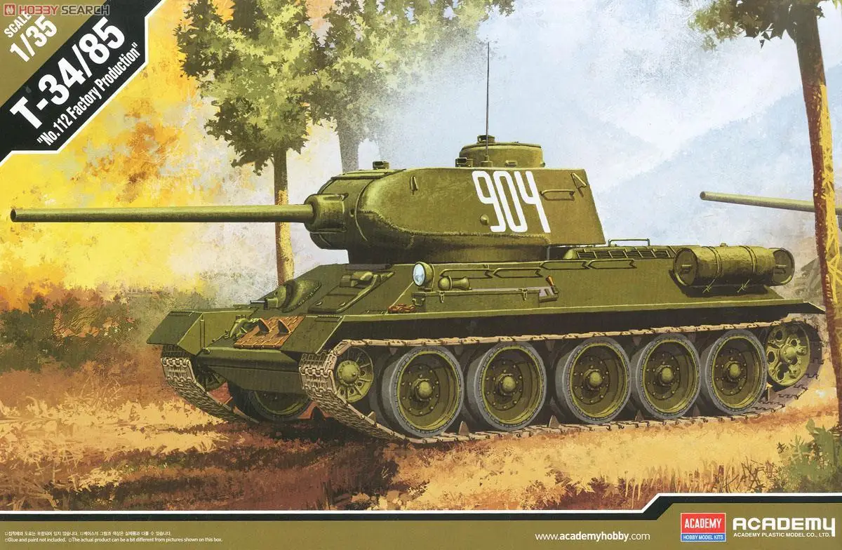 

Academy 13290 1/35 T-34/85 122th Factory Medium Tank (Plastic model)