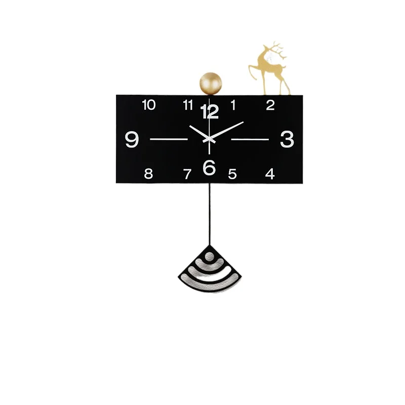 

Скандинавские настенные часы для гостиной: модные, креативные, современные, простые, с решетчатым фоном, кварцевые.