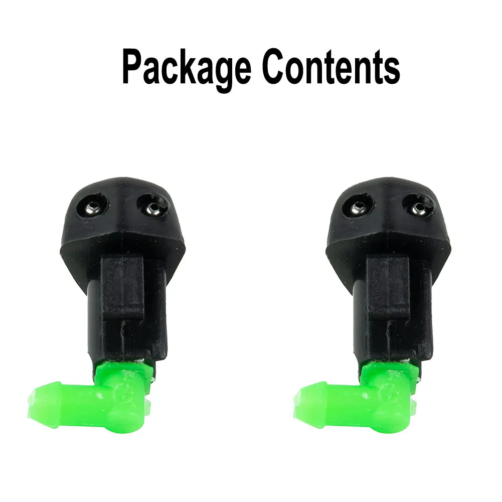 

Washer Windshield Nozzle Tool Replacement Front Left Sets Windshield DX EX LX SE DX Jet Plastic 2pcs Set Useful For Honda