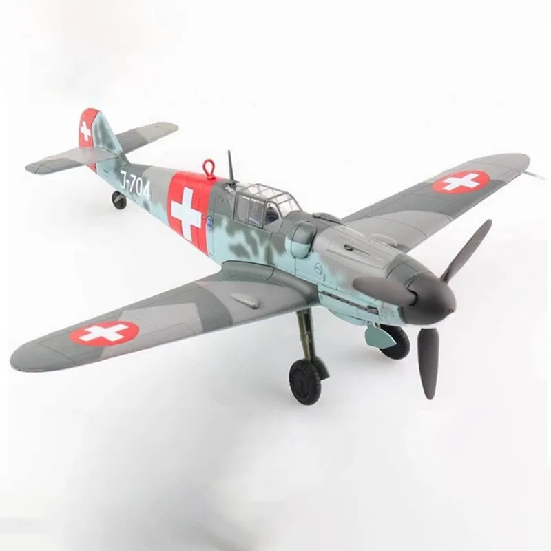 Diecast 1:48 Scale HA8757 BF109 J-704  Alloy Finished Simulation Model Static Decoration Souvenir Gifts For Adult