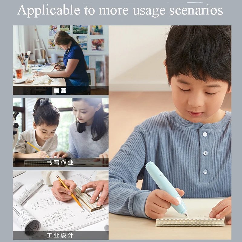 TenWin الكهربائية ممحاة Kawaii قابلة للشحن لطيف المطاط القلم للمدرسة مكتب رسم الرسم канцелелриртестистнатнанароророртестистнанай القرطاسية