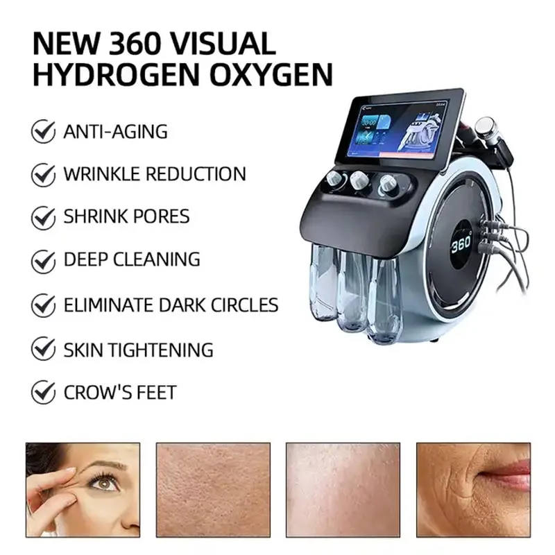 Professional Hydra Moisturizer Ice Water Device Skin Care Anti Wrinkle Face Lifting Machine Beauty Face Cleaning Equipments