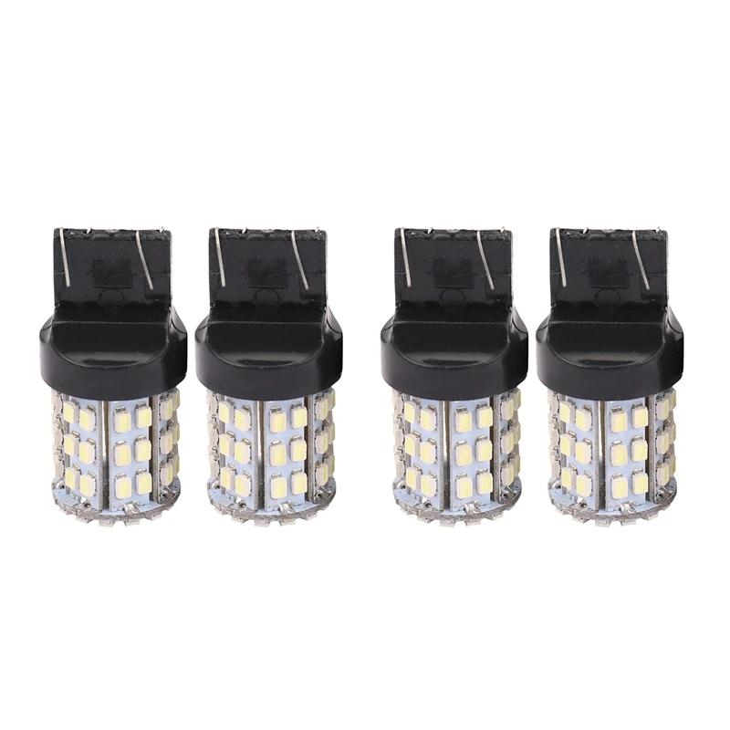 4X T20 7440 7443 64 SMD blanco 6000K cola de freno inverso bombilla LED lámpara de luz 12V