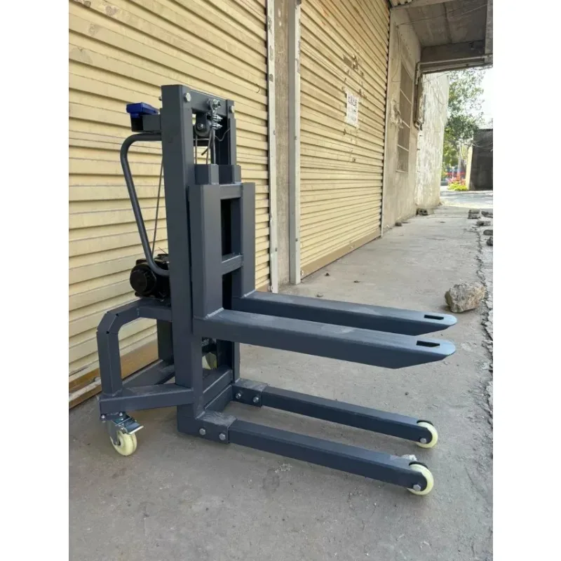 2026New small Electric forklift portable loading and unloading truck warehouse lifting stacker