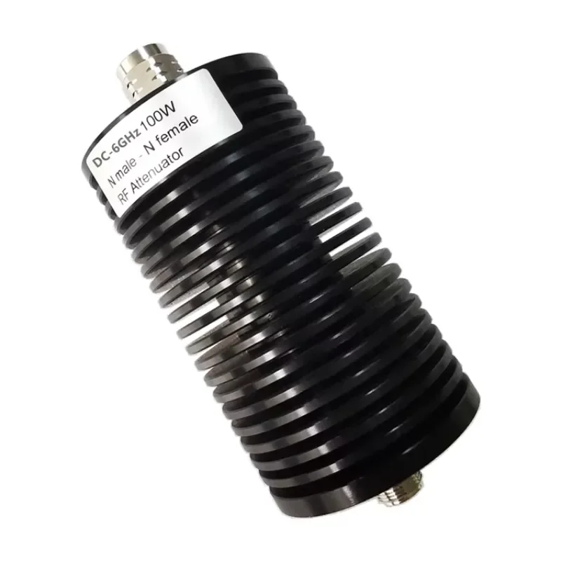 100W 6G 3/6/10/20/30/40/50/60dB N Male to Female Fixed Attenuator