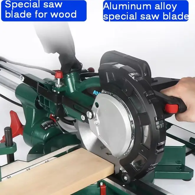 

Pull Rod Miter Saw Aluminum Cutting Machine Multifunctional Miter Saw Circular Sawing Aluminum Machine Electric Power Tool 220V