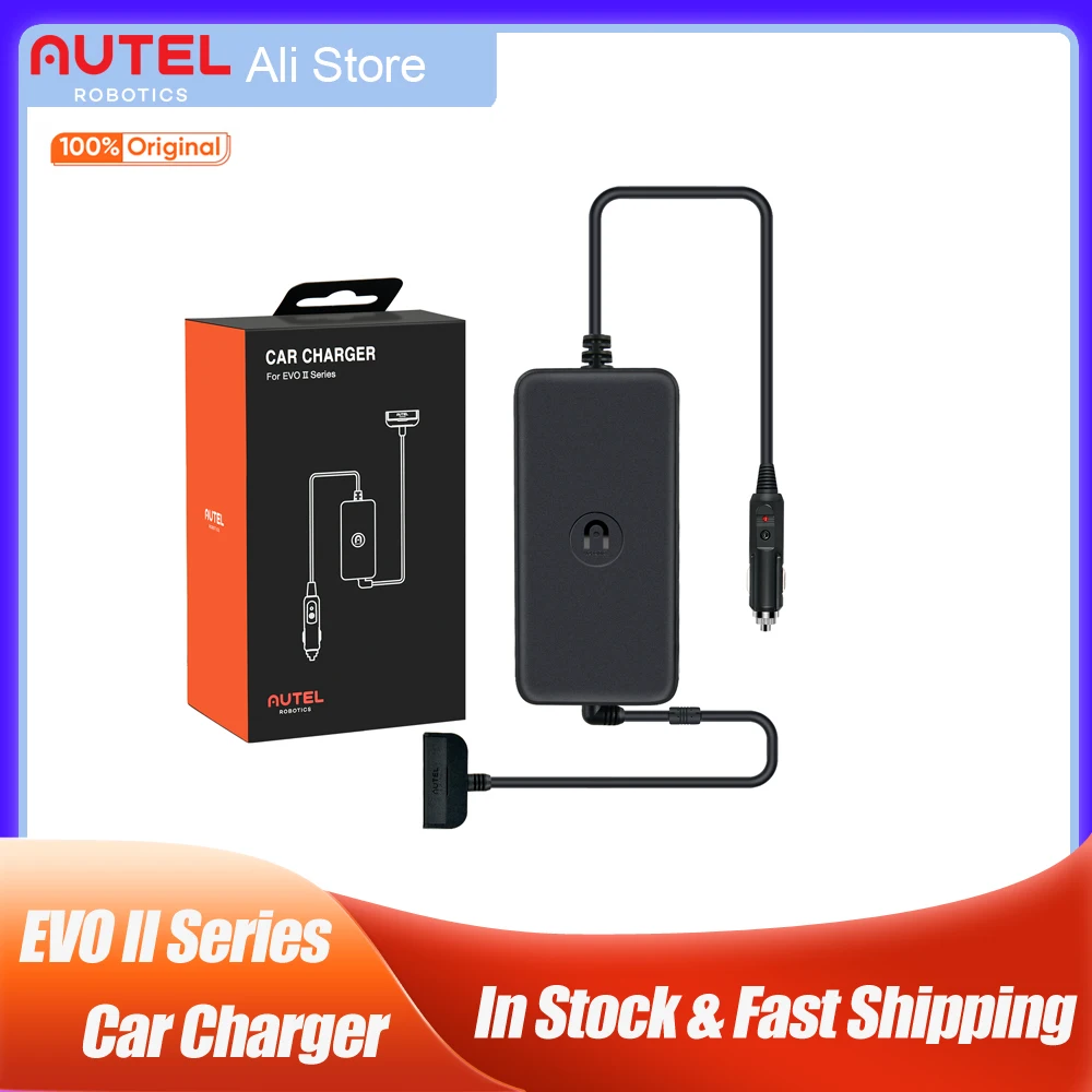 Autel Robotics EVO II Series Drone Battery Car Charger Intelligent Charger For Battery and Controller Original Drone Accessories