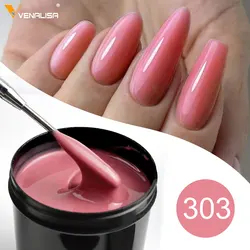 225g Venalisa Camouflage Soak Off UV LED Gel Nail Art Salon Transparent Self Leveling Cover Gel Nail Builder Extending Clear Gel