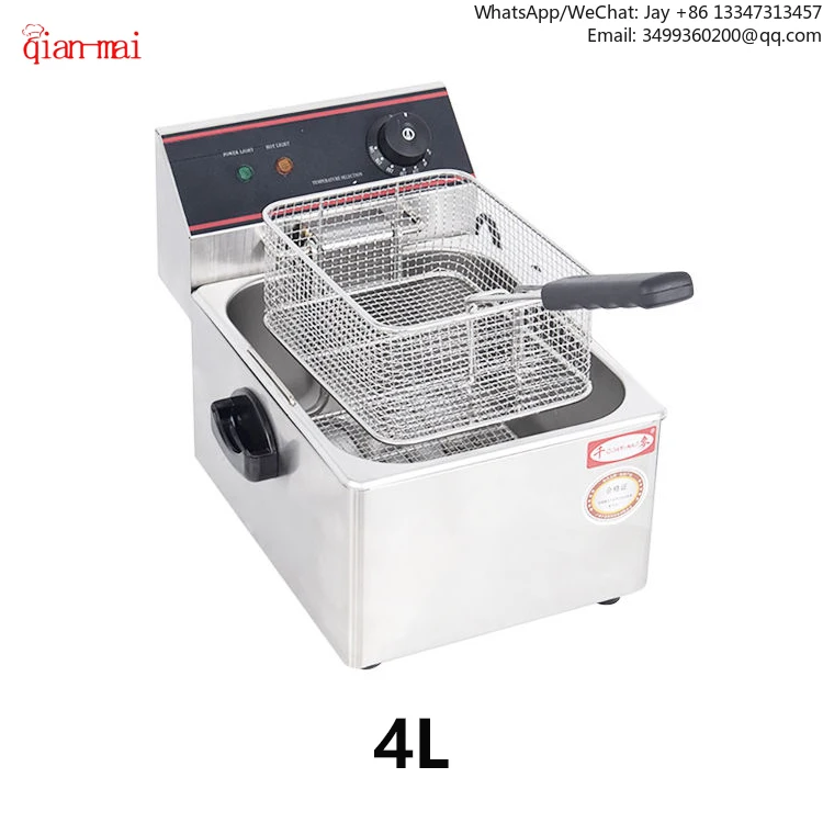 

Stainless Steel Chips Fryer Mini Oil Deep Fryer Supplier Electric Restaurant Potato Automatic Customized Deep Fryer Commercial