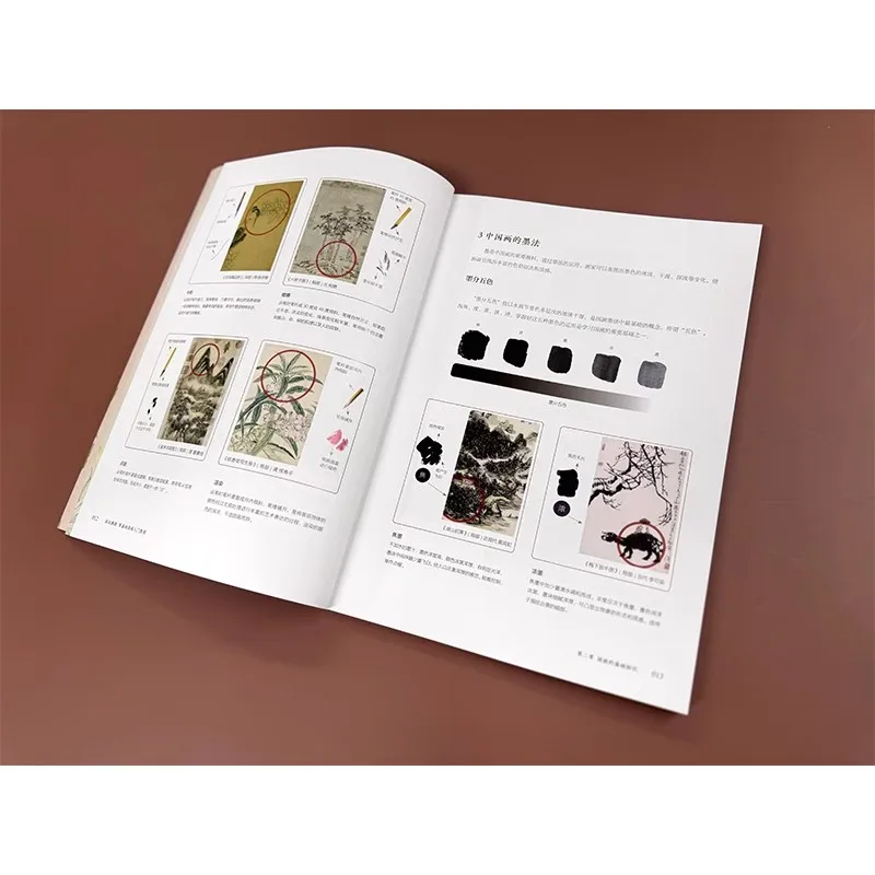 제로 파운데이션 드로잉 아트북을 사용한 중국 회화 소개