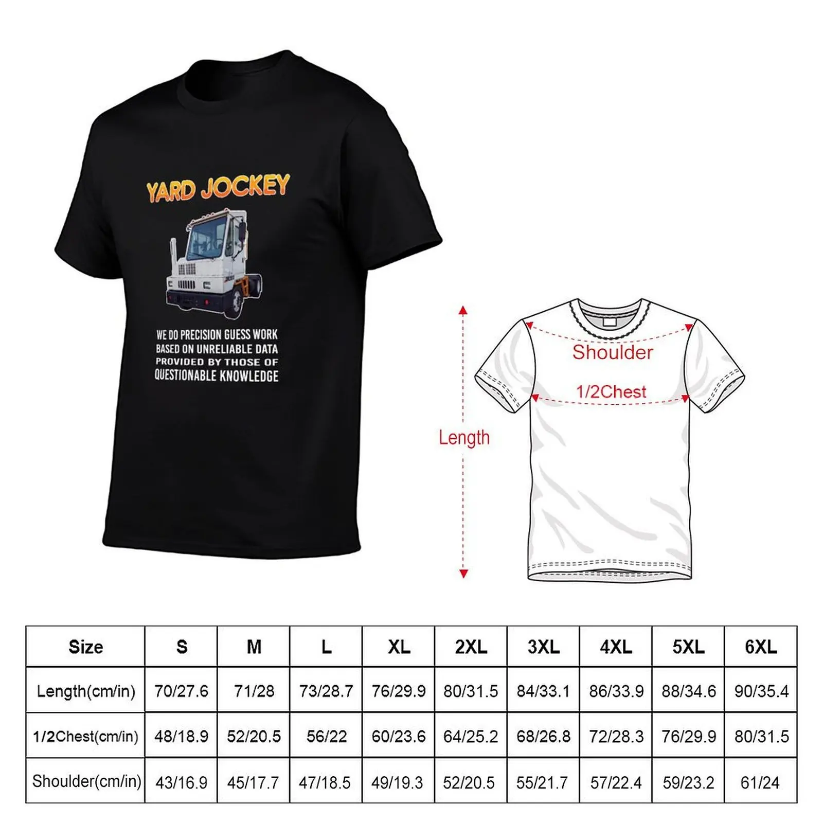 Yard Jockey Precision Guess Work T-Shirt kawaii clothes graphic shirts compression shirt men